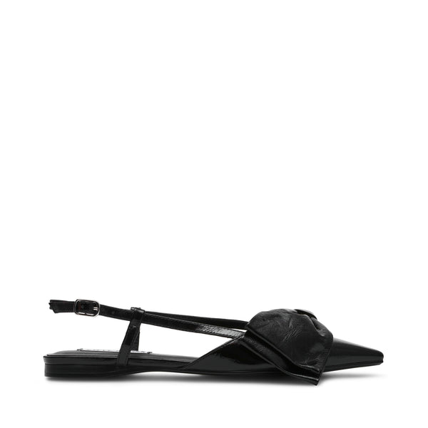 Dazzled Flat Shoe BLACK LEATHER